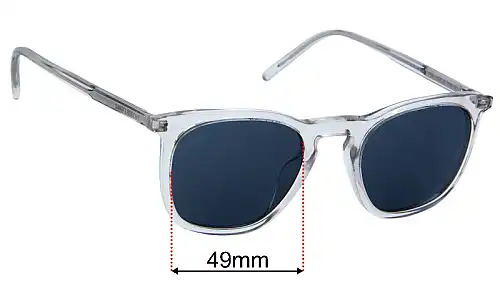 Saint Laurent  SL 623 Replacement Lenses 49mm wide 