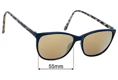 Specsavers Carnation Replacement Lenses 55mm wide 