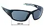 Sunglass Fix Replacement Lenses for Timberland TU00022 - 64mm Wide 