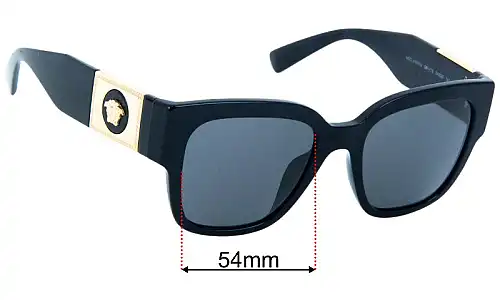 Versace MOD 4437-U Replacement Lenses 54mm wide 