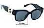 Sunglass Fix Replacement Lenses for Versace MOD 4437-U - 54mm Wide 