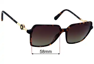 Versace MOD 4396 Lentes de Repuesto 58mm wide 