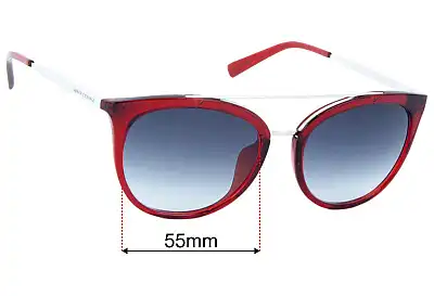 Armani Exchange AX 4068SF Ersatzgläser 55mm wide 