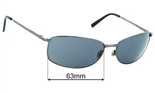 Bill Bass Adam Replacement Lenses 63mm wide 