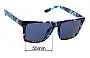 Sunglass Fix Replacement Lenses for Blenders Romeo - 55mm Wide 