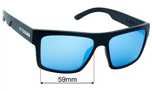 Carve Volley XL Replacement Lenses 59mm wide 