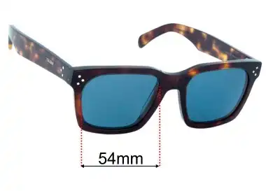 Celine CL 40248I Replacement Lenses 54mm wide 