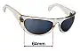 Sunglass Fix Replacement Lenses for Cutler and Gross of London 0276 - 64mm Wide 