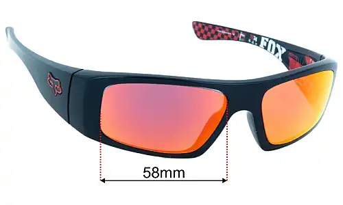 Fox Racing The Condition Replacement Lenses 58mm wide 