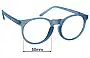 Sunglass Fix Replacement Lenses for Goodr VHS Soul in a 4K World - 50mm Wide 