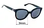 Sunglass Fix Replacement Lenses for Gucci GG1315S - 54mm Wide 