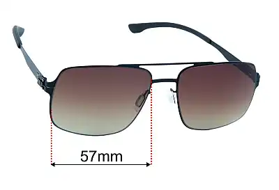 IC! Berlin Dystopia Verres de Remplacement 57mm wide 