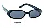 Sunglass Fix Replacement Lenses for MCRX Madrid - 51mm Wide 
