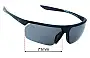 Sunglass Fix Replacement Lenses for Nike Gale Force - 71mm Wide 