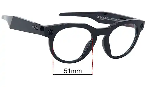 Oakley Meta HSTN Replacement Lenses 51mm wide 