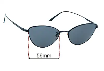Oliver Peoples OV1328S Replacement Lenses 56mm wide 