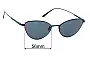 Sunglass Fix Lentes de Repuesto para Oliver Peoples OV1328S - 56mm Wide 