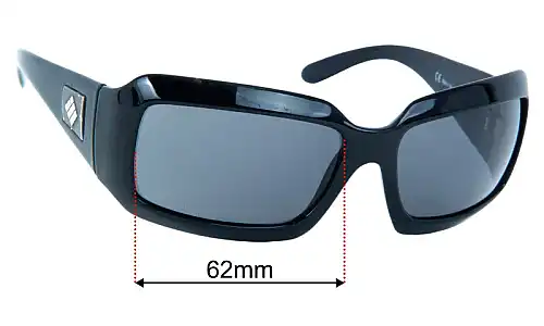 Sunglass Fix Replacement Lenses Polaroid P808 - 62mm Wide 