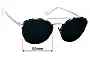Sunglass Fix Ersatzgläser für Prada SPR63T - 55mm Wide 