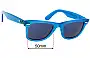 Sunglass Fix Replacement Lenses for Ray-Ban RB2140 Original Wayfarer (CHANGE) - 50mm Wide 
