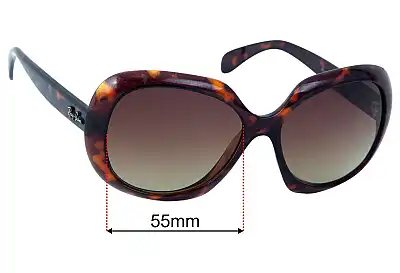 Ray-Ban RB4208  Ersatzgläser 55mm wide 