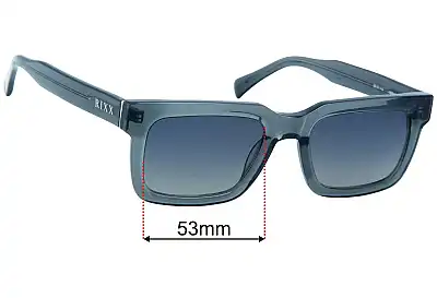 Rixx Soho Replacement Lenses 53mm wide 