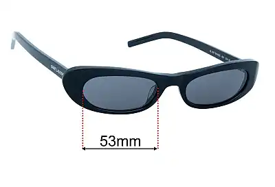 Saint Laurent  SL 557 Shade Replacement Lenses 53mm wide 