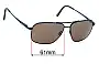 Sunglass Fix Replacement Lenses for Serengeti Stanton - 61mm Wide 