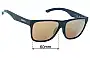 Sunglass Fix Replacement Lenses for Smith Lowdown XL 2 - 60mm Wide 