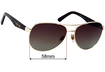 Tiger Lilly  TL5028 Replacement Lenses 58mm wide 