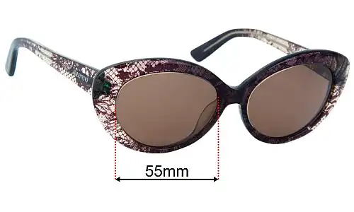 Valentino V610S Replacement Lenses 55mm wide 