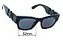 Sunglass Fix Replacement Lenses for Versace MOD 4479U - 52mm Wide 