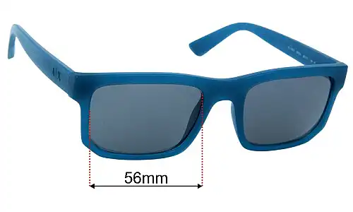 Armani Exchange AX 4165S Replacement Lenses 56mm wide 