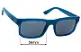 Sunglass Fix Replacement Lenses for Armani Exchange AX 4165S - 56mm Wide 