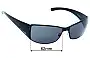 Sunglass Fix Ersatzgläser für Arnette AN3059 - 62mm Wide 