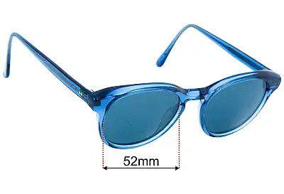 Bailey Nelson  Fabio Replacement Lenses 52mm wide 