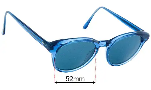 Bailey Nelson Fabio Replacement Lenses 52mm wide 