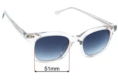 Bailey Nelson  Harvey L Replacement Lenses 51mm wide 
