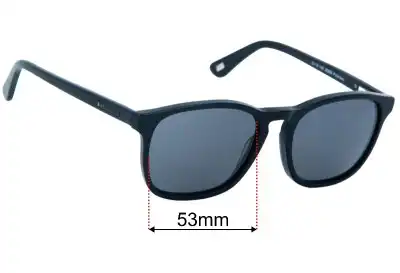 Bill Bass Riccardo Replacement Lenses 53mm wide 