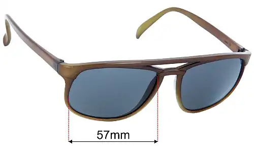 Bolle 177 Replacement Lenses 57mm wide 