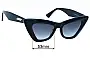 Sunglass Fix Ersatzgläser für Bottega Veneta BV 1101S - 53mm Wide 