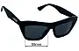 Sunglass Fix Ersatzgläser für Bottega Veneta BV 1121S - 55mm Wide 