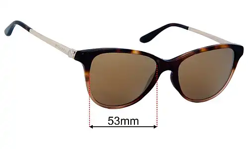 Bvlgari 4108-B Replacement Lenses 53mm wide 