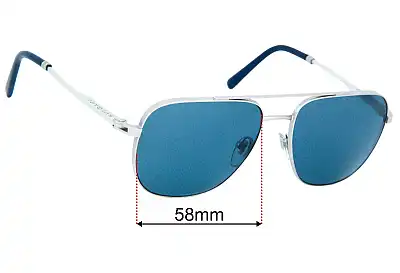 Bvlgari BV5059 Replacement Lenses 58mm wide 