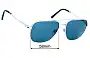 Sunglass Fix Verres de Remplacement pour Bvlgari BV5059 - 58mm Wide 