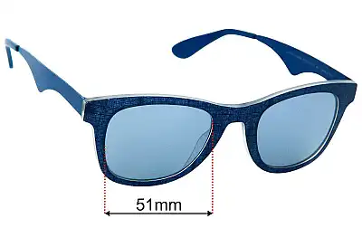 Carrera 6000/TX Verres de Remplacement 51mm wide 