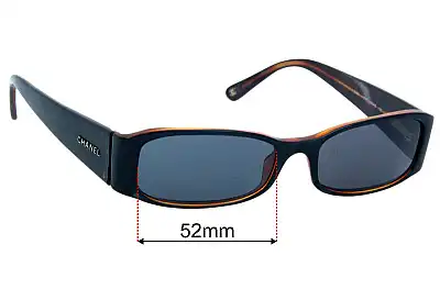 Chanel 3102 Replacement Lenses 52mm wide 