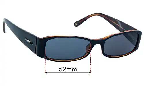Chanel 3102 Replacement Lenses 52mm wide 