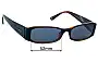 Chanel 3102 Replacement Lenses 52mm wide 