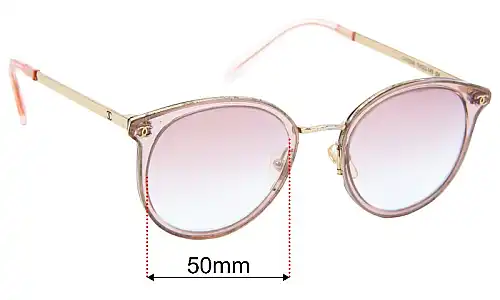 Chanel CH3386 Replacement Lenses 50mm wide 
